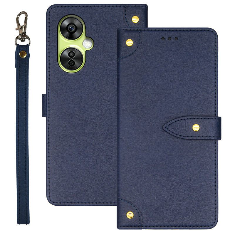 IDEWEI For OnePlus Nord CE 3 Lite 5G / Nord N30 5G Leather Case Card Slots Cell Phone Cover