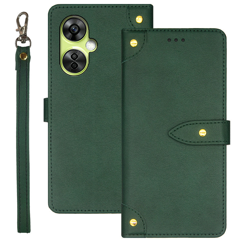 IDEWEI For OnePlus Nord CE 3 Lite 5G / Nord N30 5G Leather Case Card Slots Cell Phone Cover