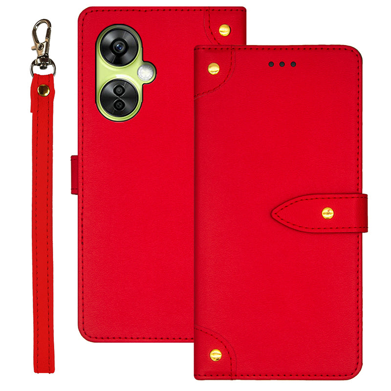 IDEWEI For OnePlus Nord CE 3 Lite 5G / Nord N30 5G Leather Case Card Slots Cell Phone Cover