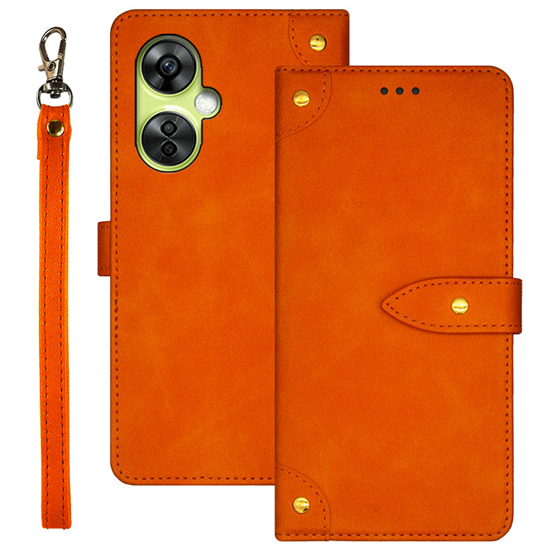 IDEWEI For OnePlus Nord CE 3 Lite 5G / Nord N30 5G Leather Case Card Slots Cell Phone Cover