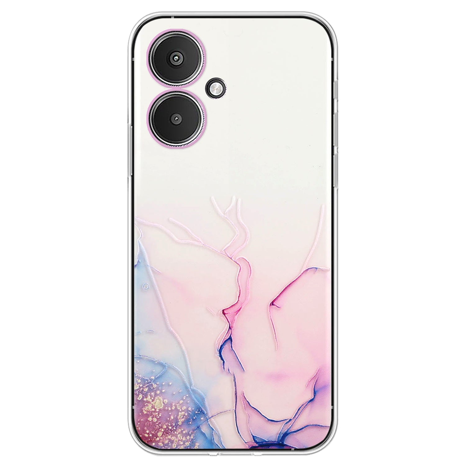 For Xiaomi Poco M6 5G / 13C 5G / 13R 5G Case Marble Pattern Embossing TPU Phone Cover