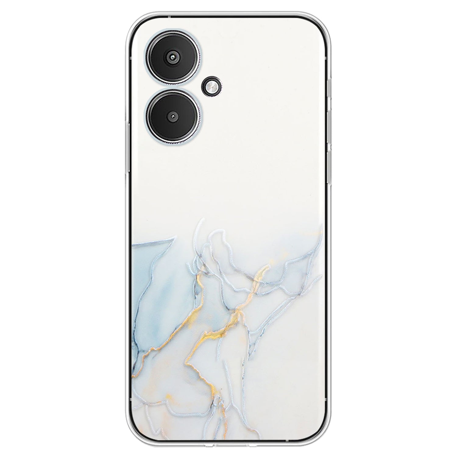 For Xiaomi Poco M6 5G / 13C 5G / 13R 5G Case Marble Pattern Embossing TPU Phone Cover