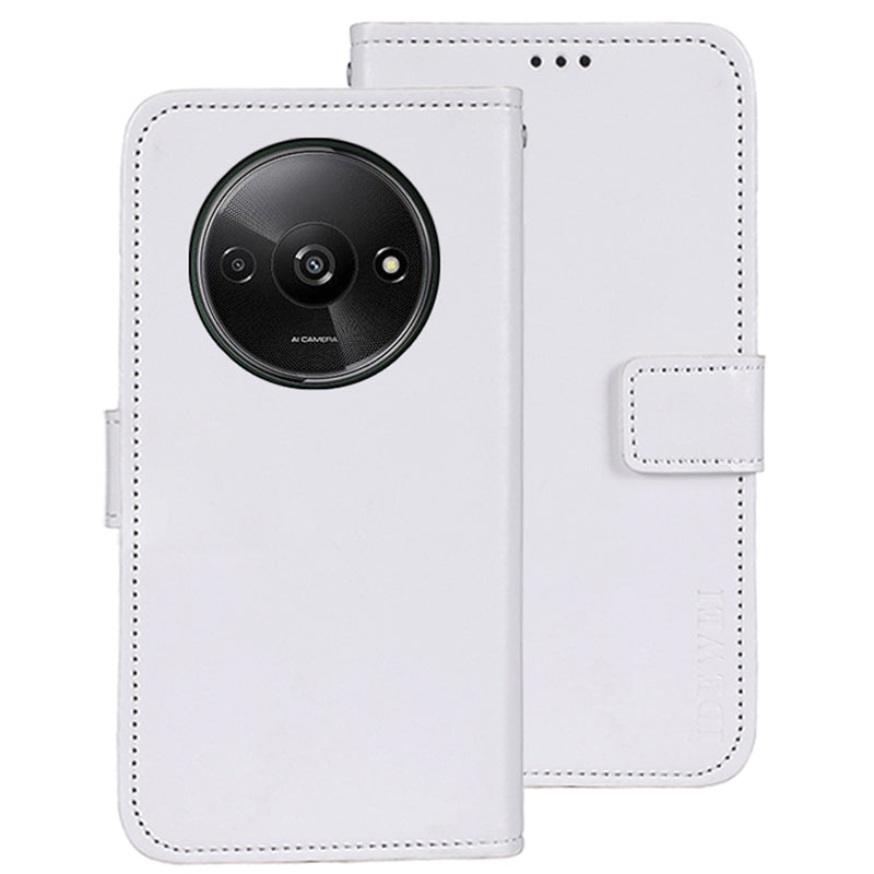 IDEWEI For Xiaomi Redmi A3 / Poco C61 4G Wallet Case Crazy Horse Texture Leather Stand Phone Cover