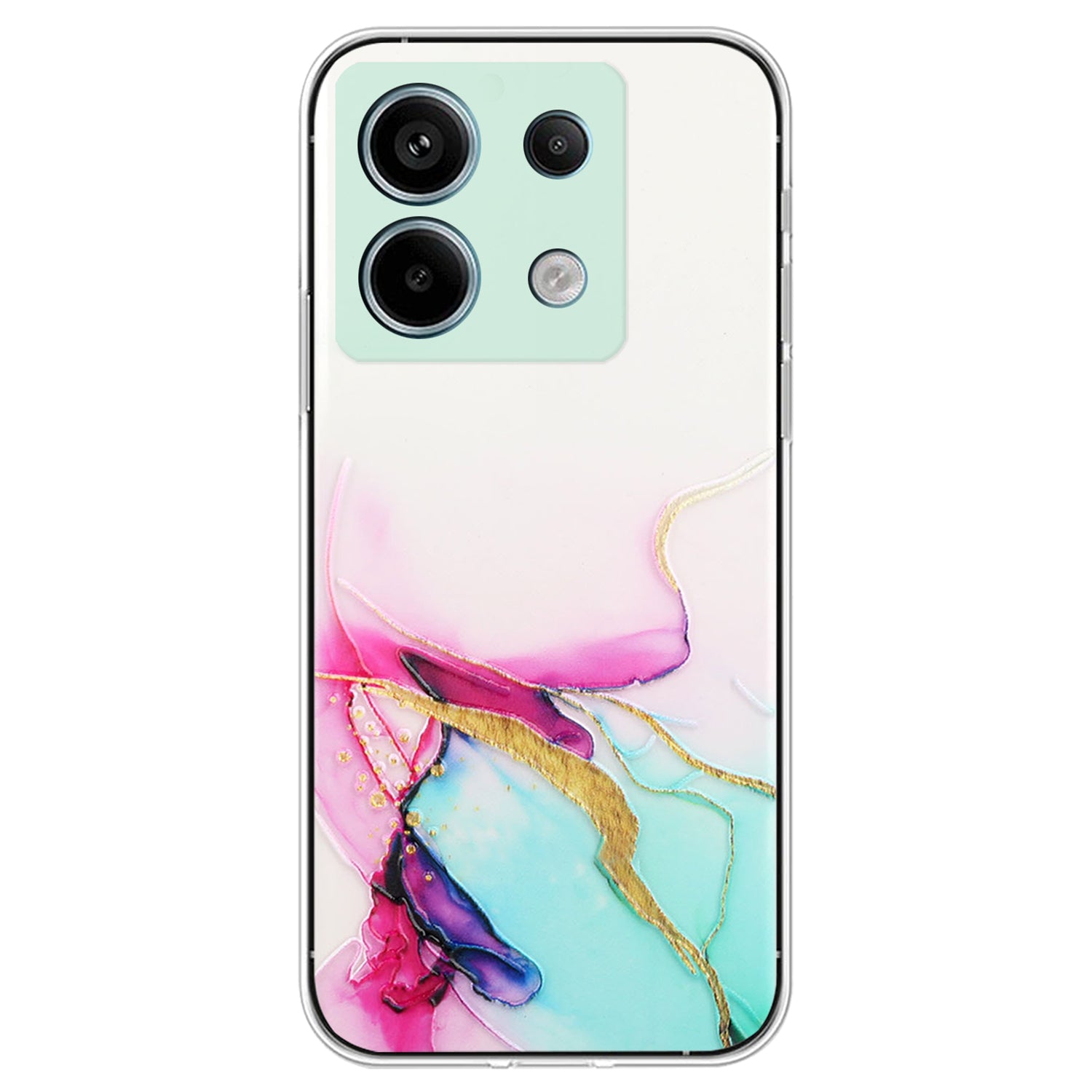 For Xiaomi Poco X6 5G / Redmi Note 13 Pro 5G Phone Case Embossing Marble Pattern TPU Back Cover