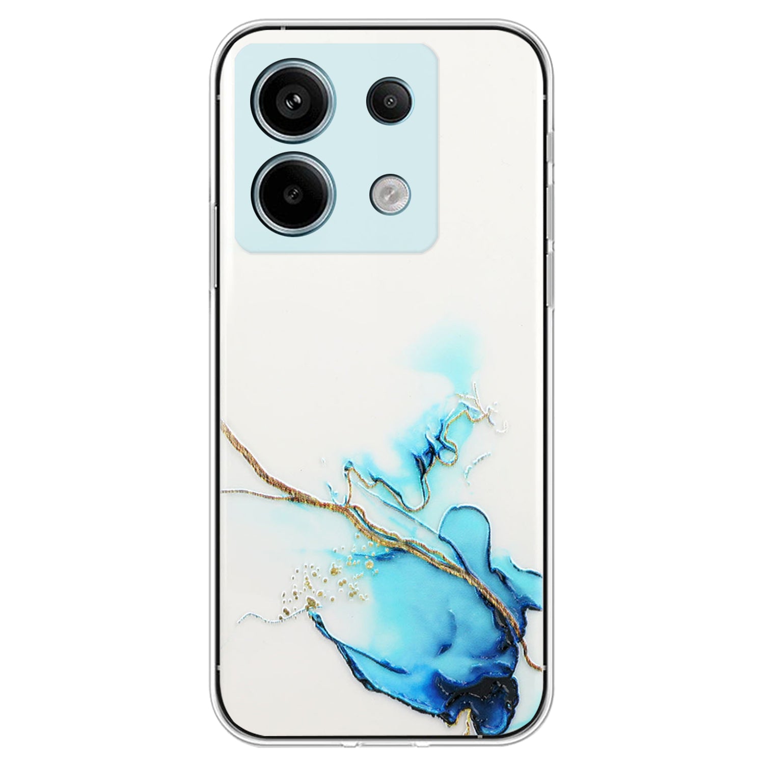 For Xiaomi Poco X6 5G / Redmi Note 13 Pro 5G Phone Case Embossing Marble Pattern TPU Back Cover