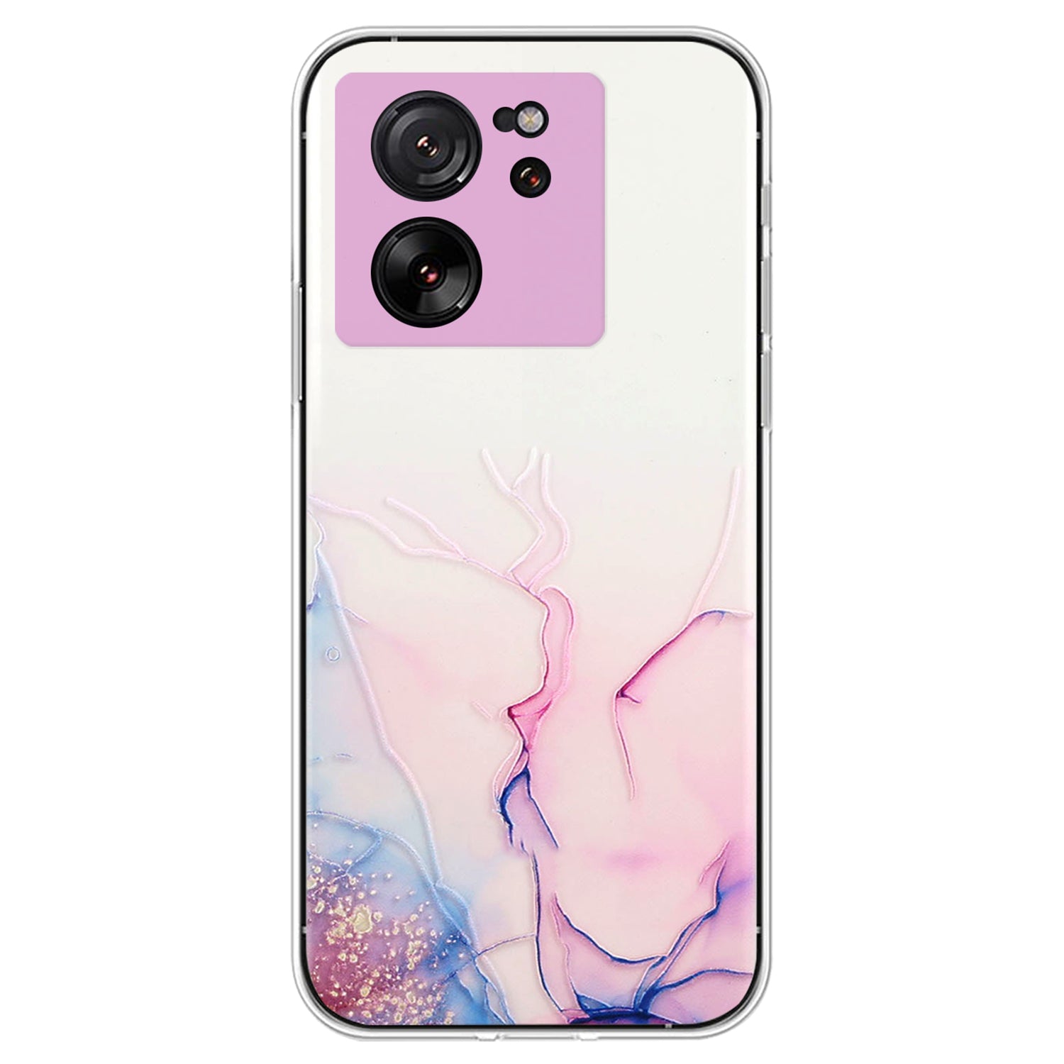 For Xiaomi 13T / 13T Pro / Redmi K60 Ultra Phone Back Case TPU Embossing Marble Pattern Cover
