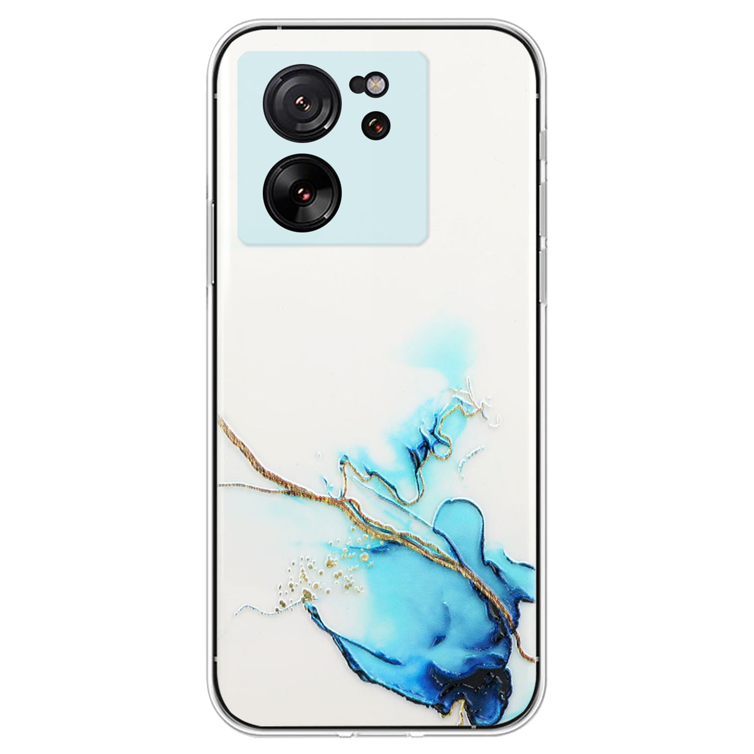 For Xiaomi 13T / 13T Pro / Redmi K60 Ultra Phone Back Case TPU Embossing Marble Pattern Cover