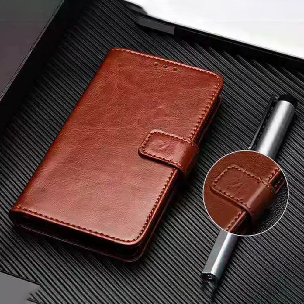 IDEWEI For Oppo Reno11 F 5G Leather Case Folio Flip Wallet Protective Phone Cover