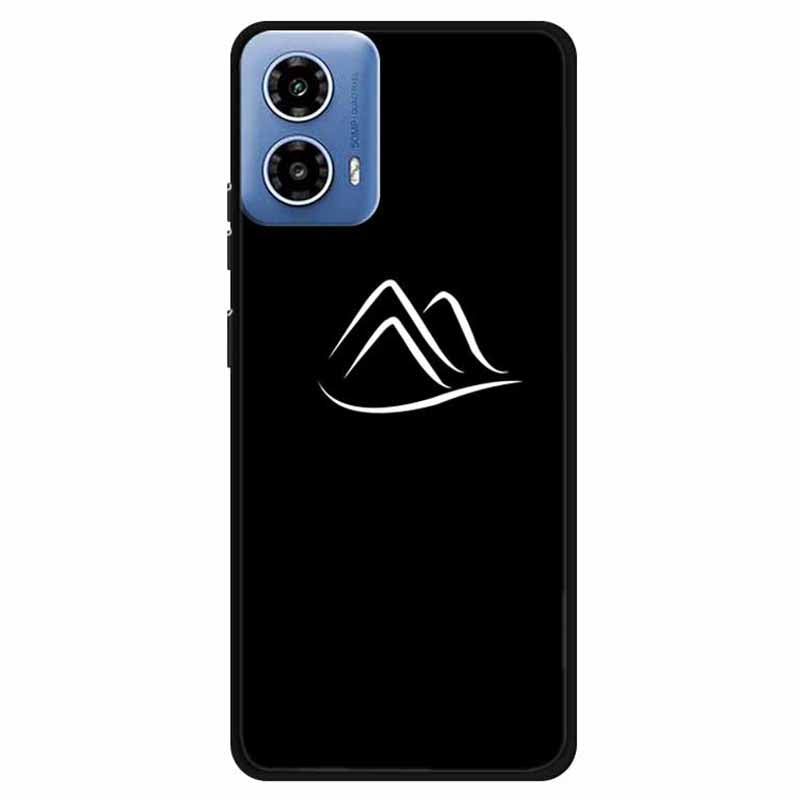 For Motorola Moto G34 5G Case TPU Linear Pattern Printing Back Phone Cover
