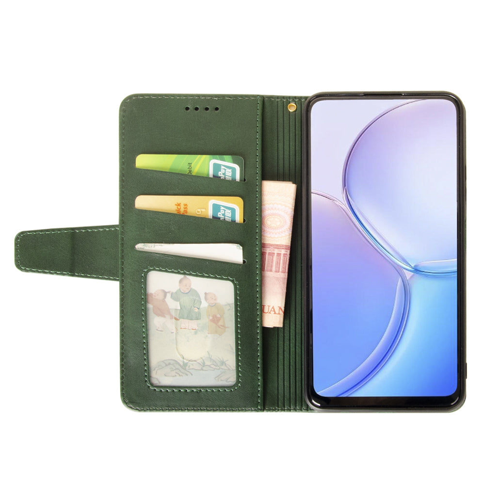 IDEWEI For Xiaomi 14 Ultra Leather Case Calf Texture Phone Wallet Cover