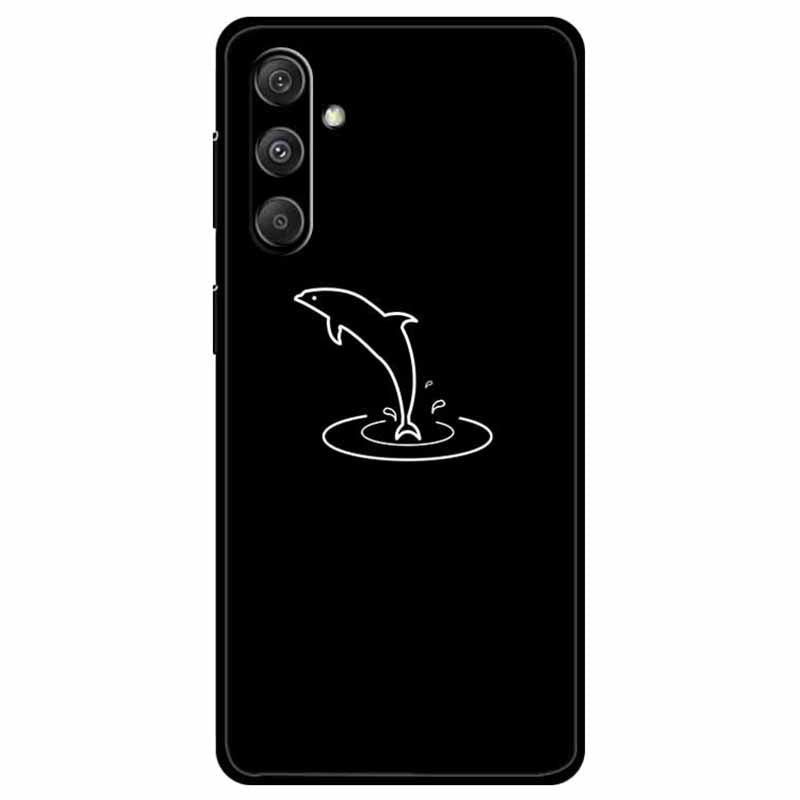 For Samsung Galaxy S24 TPU Case Linear Pattern Printing Shockproof Phone Cover