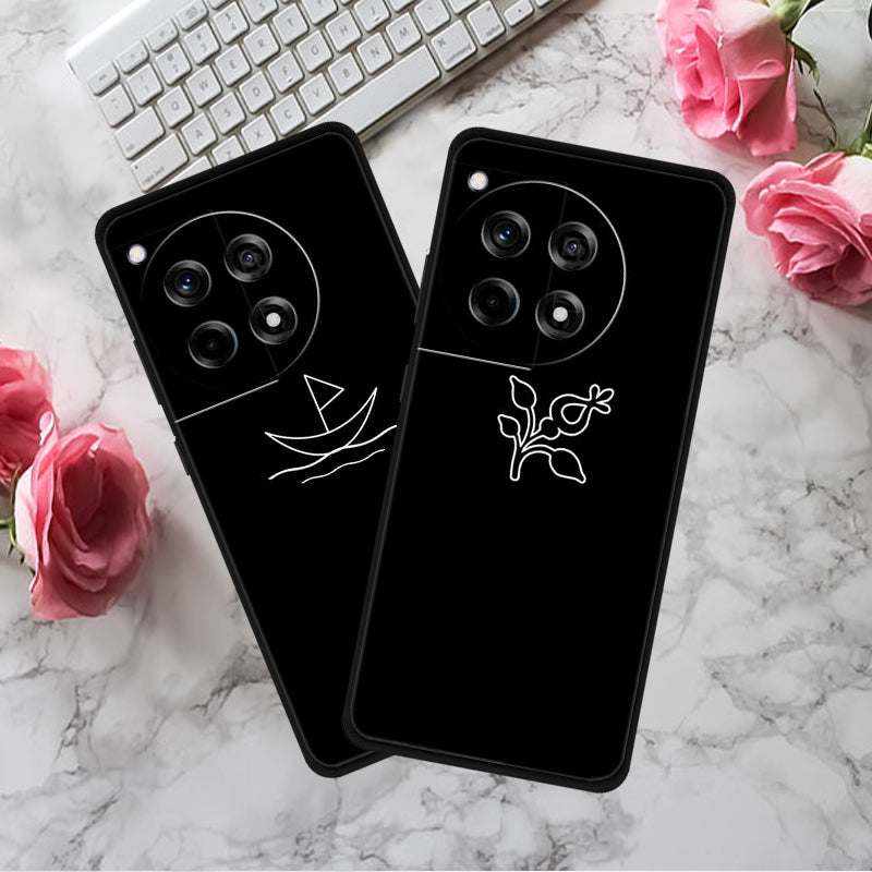 For OnePlus Ace 3 5G / 12R 5G Shockproof Case Linear Pattern Printing TPU Phone Cover