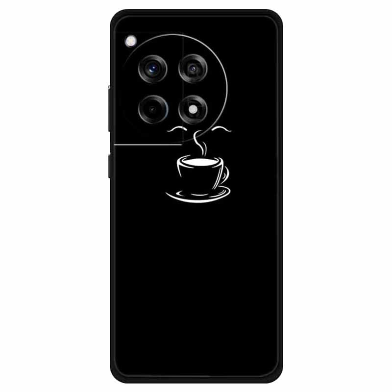 For OnePlus Ace 3 5G / 12R 5G Shockproof Case Linear Pattern Printing TPU Phone Cover
