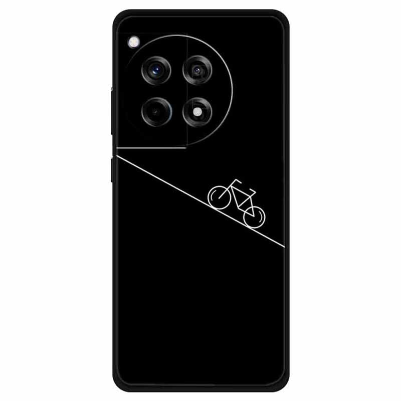 For OnePlus Ace 3 5G / 12R 5G Shockproof Case Linear Pattern Printing TPU Phone Cover