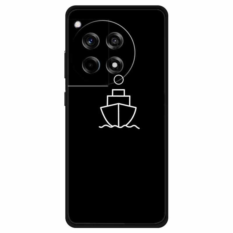 For OnePlus Ace 3 5G / 12R 5G Shockproof Case Linear Pattern Printing TPU Phone Cover