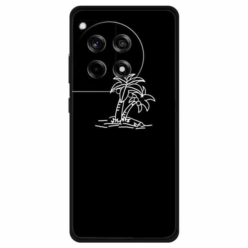 For OnePlus Ace 3 5G / 12R 5G Shockproof Case Linear Pattern Printing TPU Phone Cover