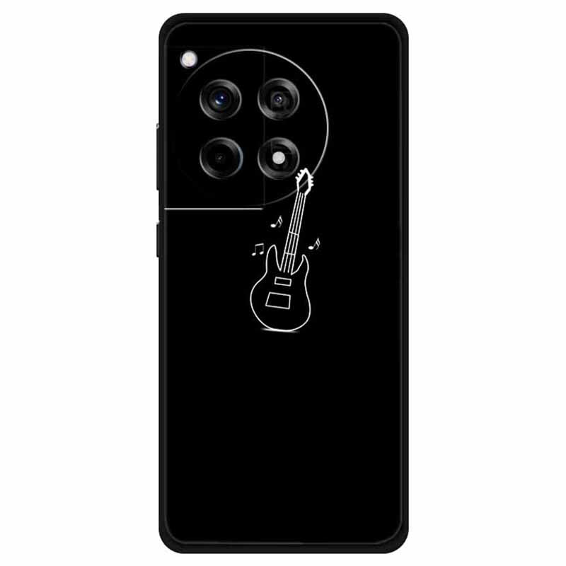 For OnePlus Ace 3 5G / 12R 5G Shockproof Case Linear Pattern Printing TPU Phone Cover