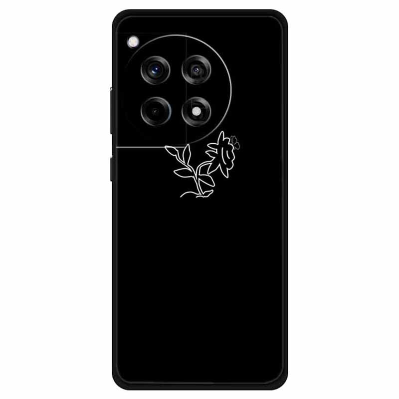 For OnePlus Ace 3 5G / 12R 5G Shockproof Case Linear Pattern Printing TPU Phone Cover