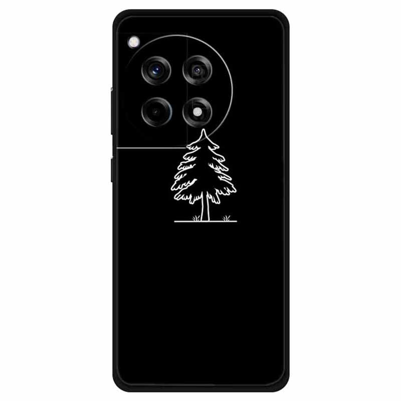 For OnePlus Ace 3 5G / 12R 5G Shockproof Case Linear Pattern Printing TPU Phone Cover