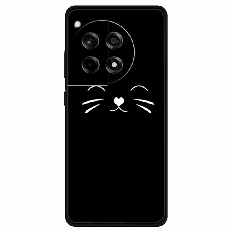 For OnePlus Ace 3 5G / 12R 5G Shockproof Case Linear Pattern Printing TPU Phone Cover
