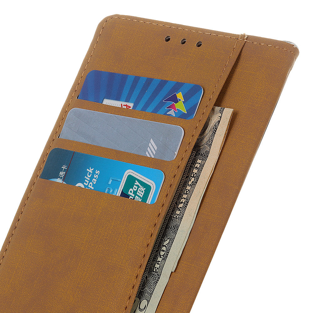 For Motorola Moto G34 5G Case Leather Wallet Magnetic Clasp Cell Phone Cover