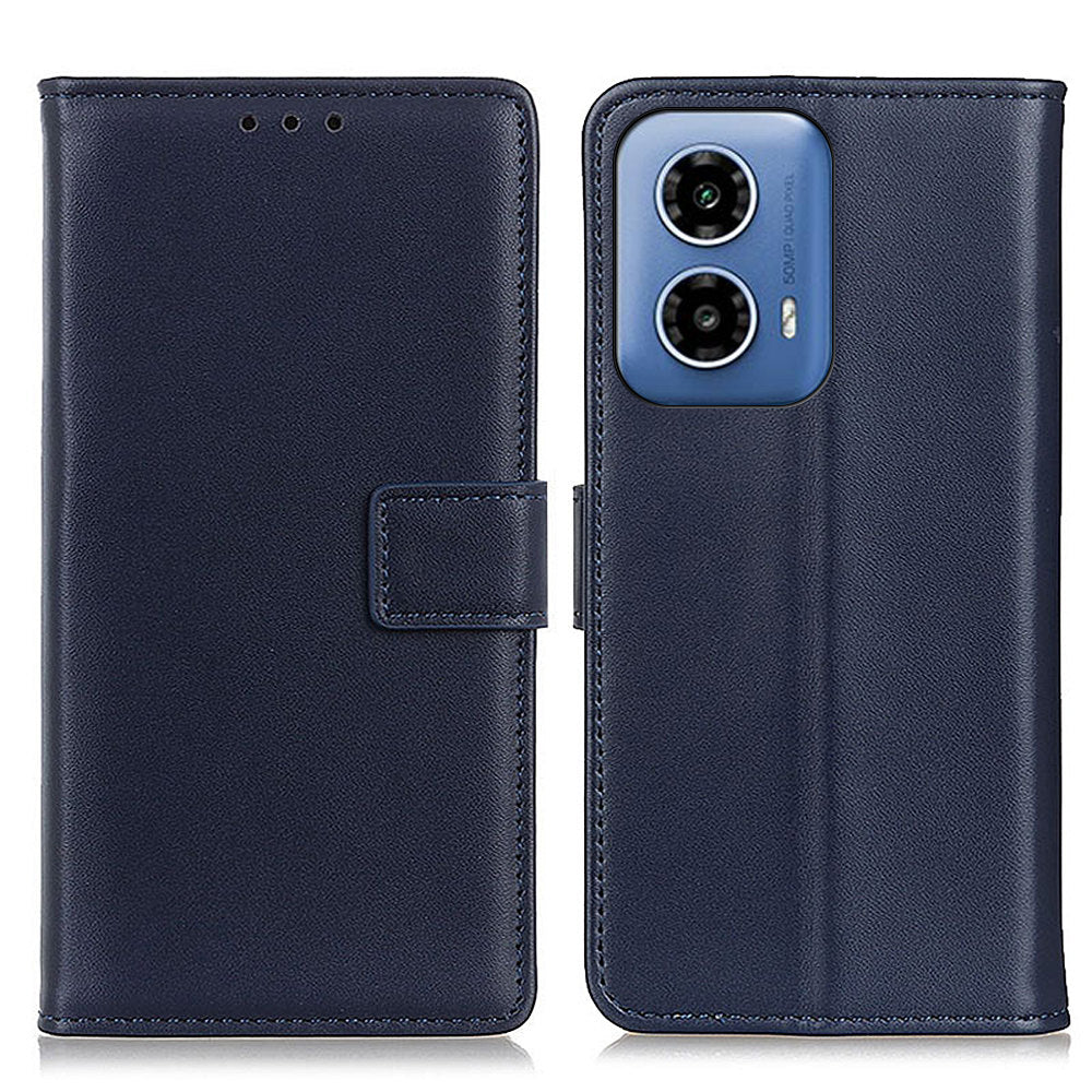For Motorola Moto G34 5G Case Leather Wallet Magnetic Clasp Cell Phone Cover