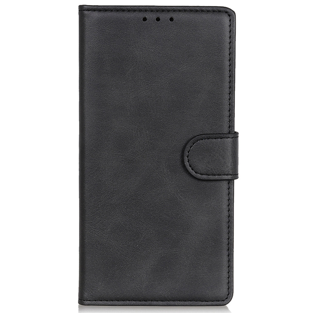 For Motorola Moto G34 5G Magnetic Phone Case Viewing Stand Cowhide Texture Cover