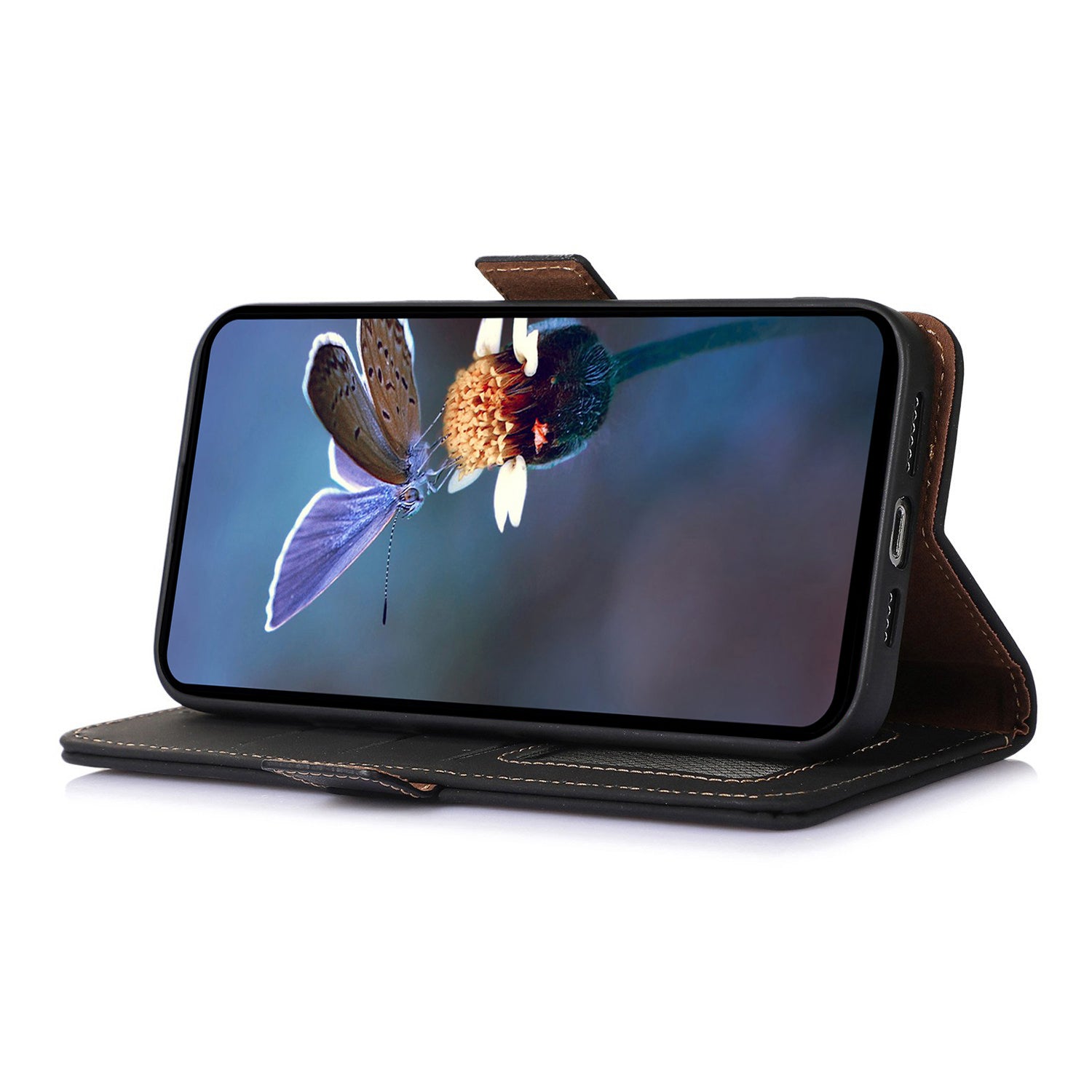 For Xiaomi 14 Ultra Cell Phone Case Drop-proof RFID Blocking Stand Cover