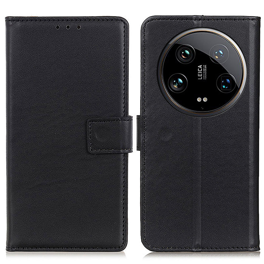 For Xiaomi 14 Ultra Case PU Leather+TPU Shock-Absorbent Phone Cover with Magnetic Closure