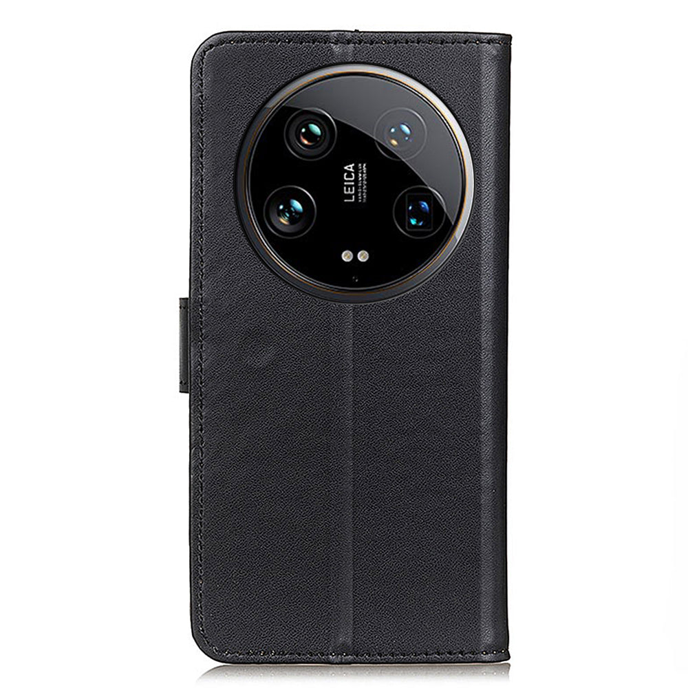 For Xiaomi 14 Ultra Case PU Leather+TPU Shock-Absorbent Phone Cover with Magnetic Closure