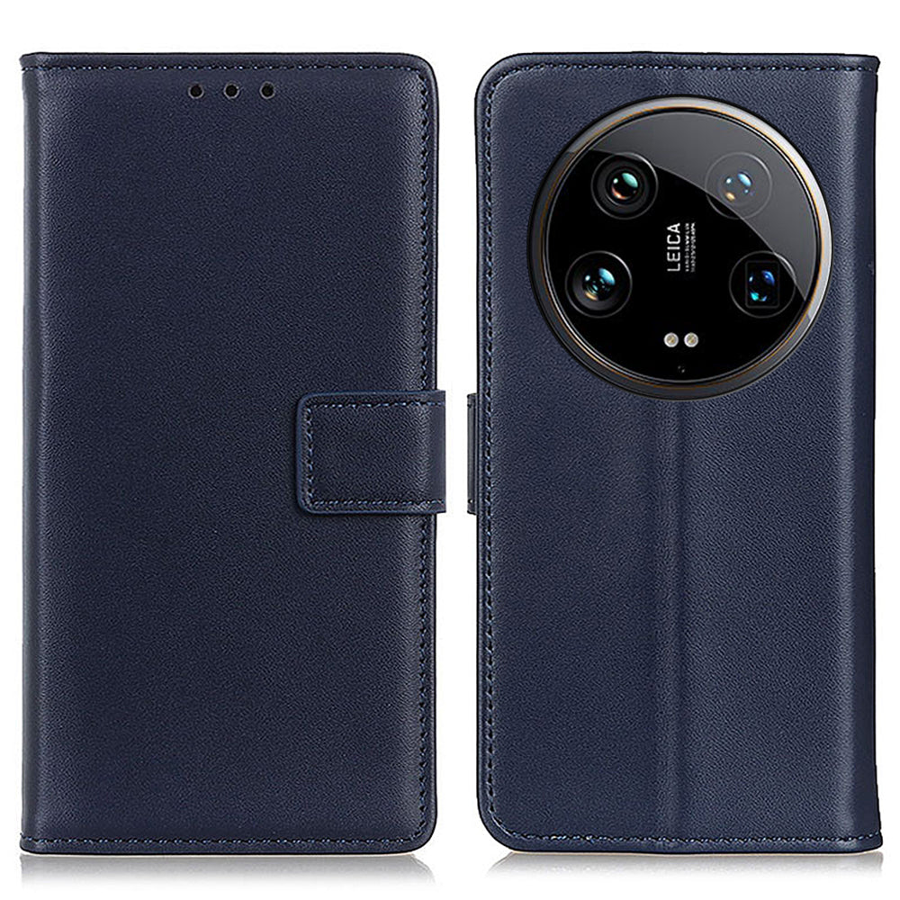 For Xiaomi 14 Ultra Case PU Leather+TPU Shock-Absorbent Phone Cover with Magnetic Closure