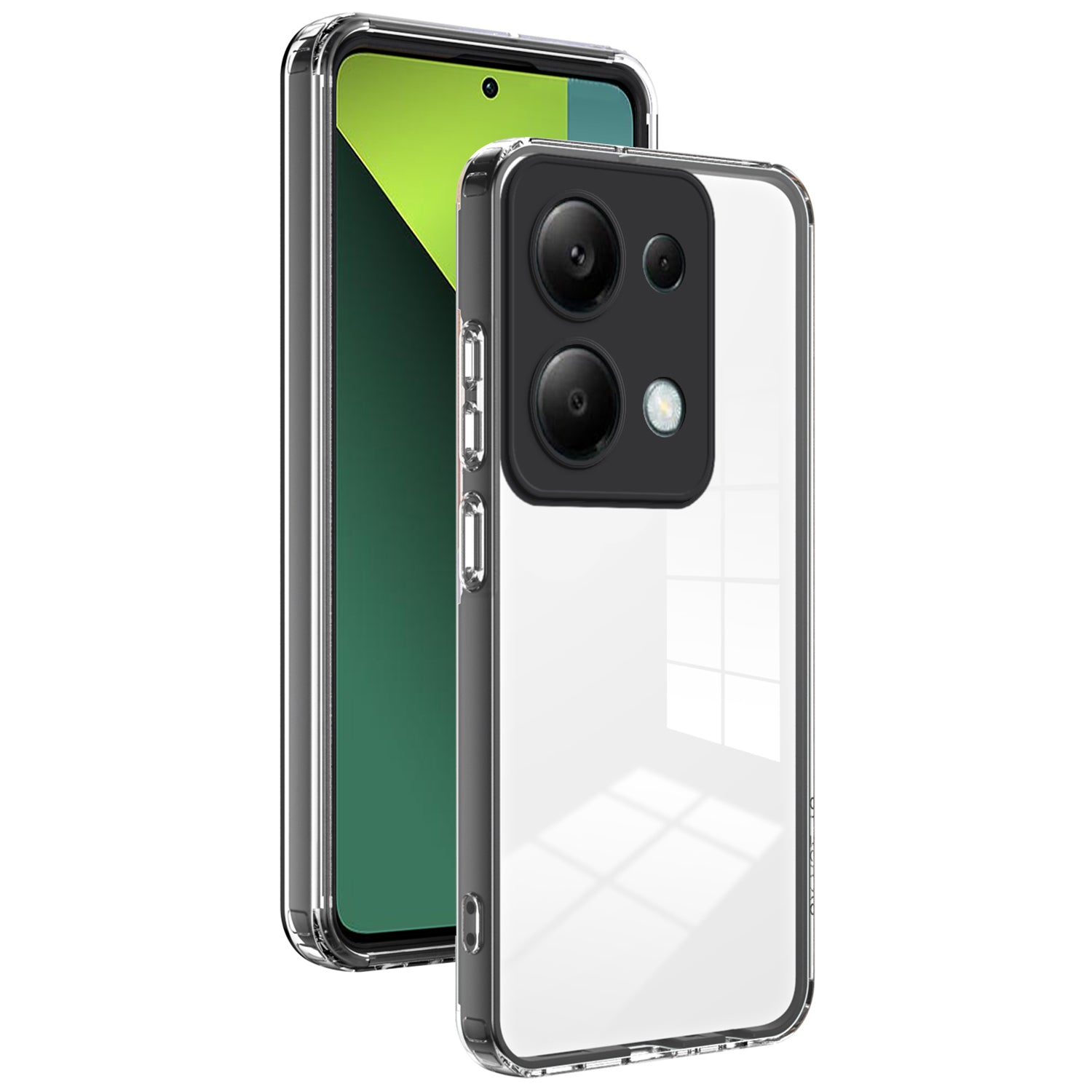 For Xiaomi Redmi Note 13 Pro 4G / Poco M6 Pro 4G Case Clear TPU+PC Shockproof Phone Shell