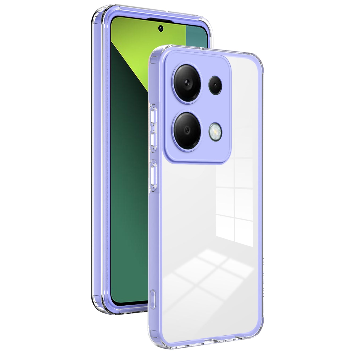 For Xiaomi Redmi Note 13 Pro 4G / Poco M6 Pro 4G Case Clear TPU+PC Shockproof Phone Shell