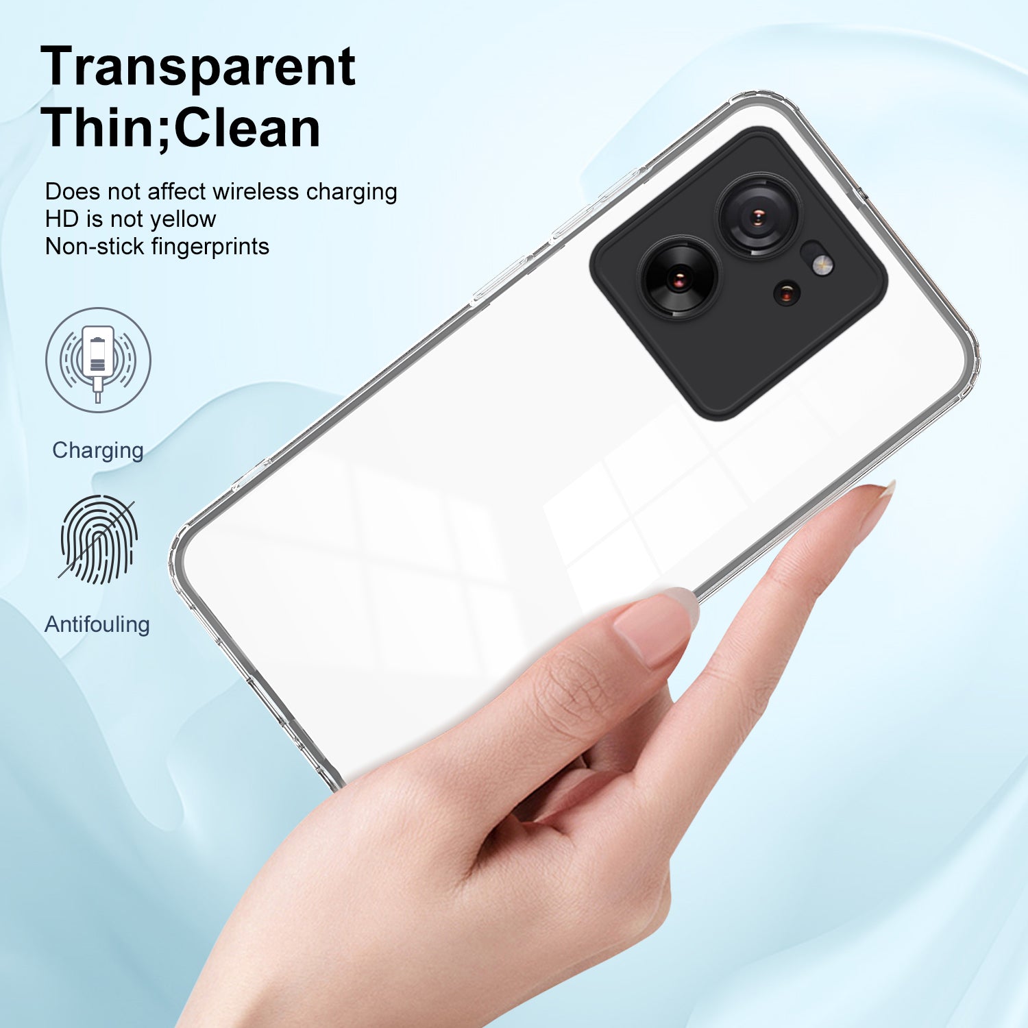 For Xiaomi 13T / 13T Pro Clear Case TPU+PC Protective Phone Case