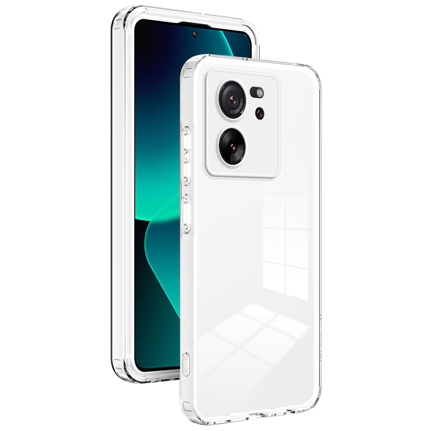 For Xiaomi 13T / 13T Pro Clear Case TPU+PC Protective Phone Case