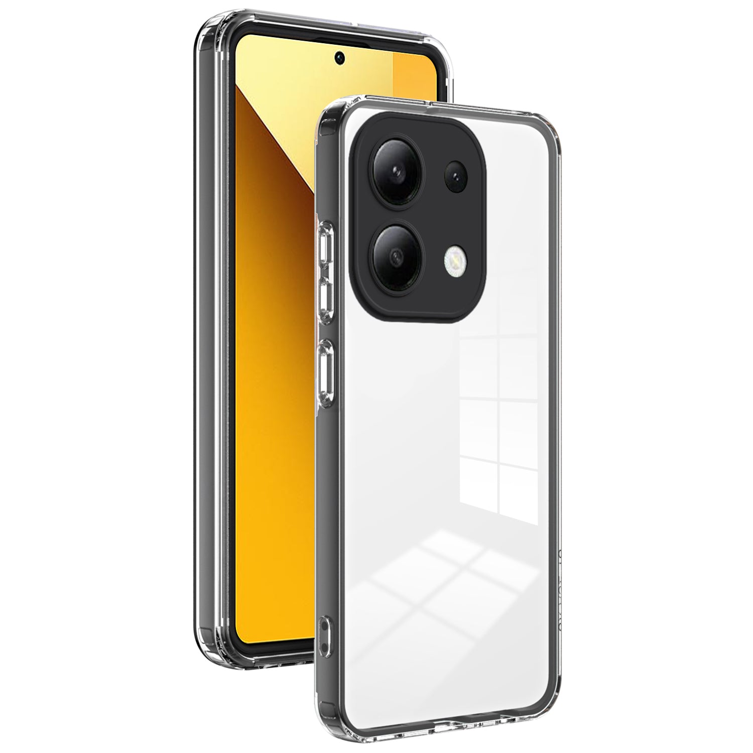 For Xiaomi Redmi Note 13 4G Shockproof Case TPU+PC Clear Phone Cover