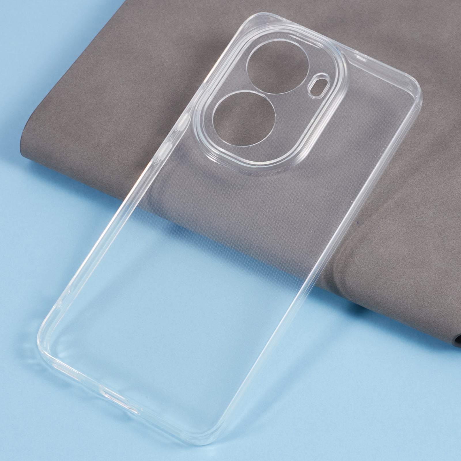 For Oppo Reno11 5G (Global) Shockproof Case Clear TPU+PC Phone Shell