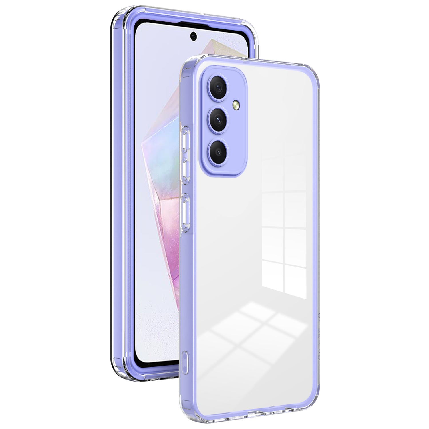 For Samsung Galaxy A35 5G TPU+PC Case Anti-Drop Protective Clear Phone Case