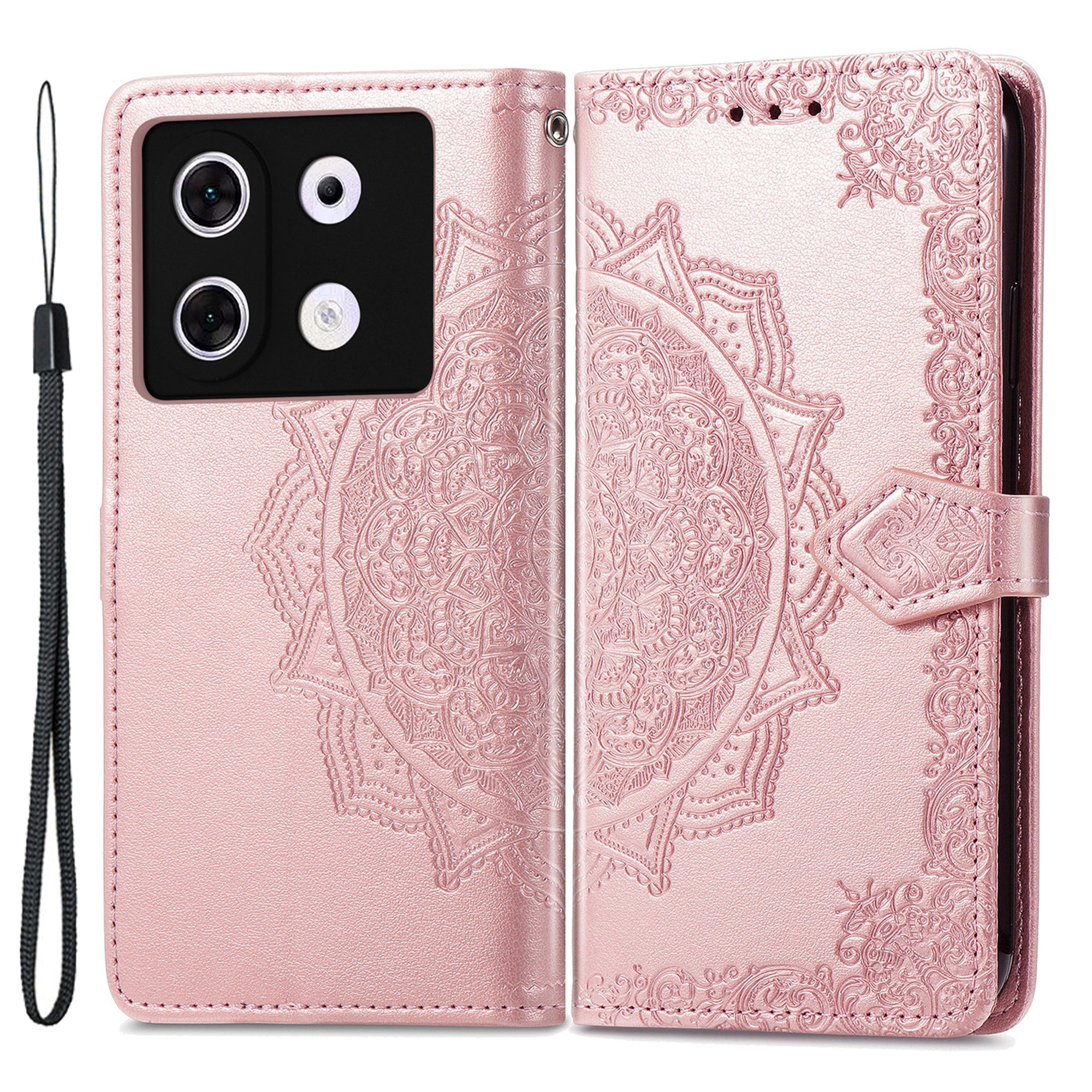 For Transsion Infinix Zero 30 5G Case Embossed Mandala Floral Cell Phone Cover