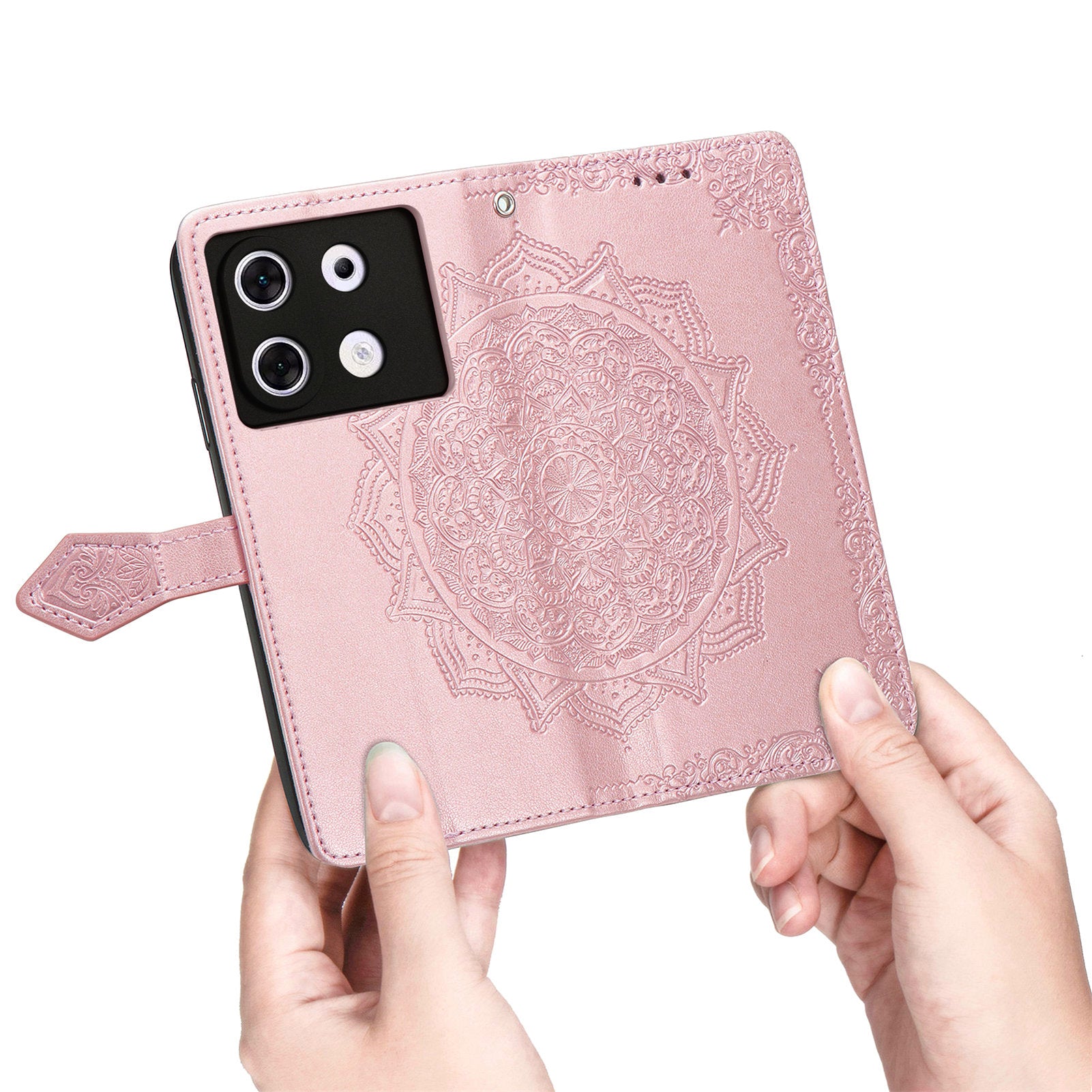 For Transsion Infinix Zero 30 5G Case Embossed Mandala Floral Cell Phone Cover