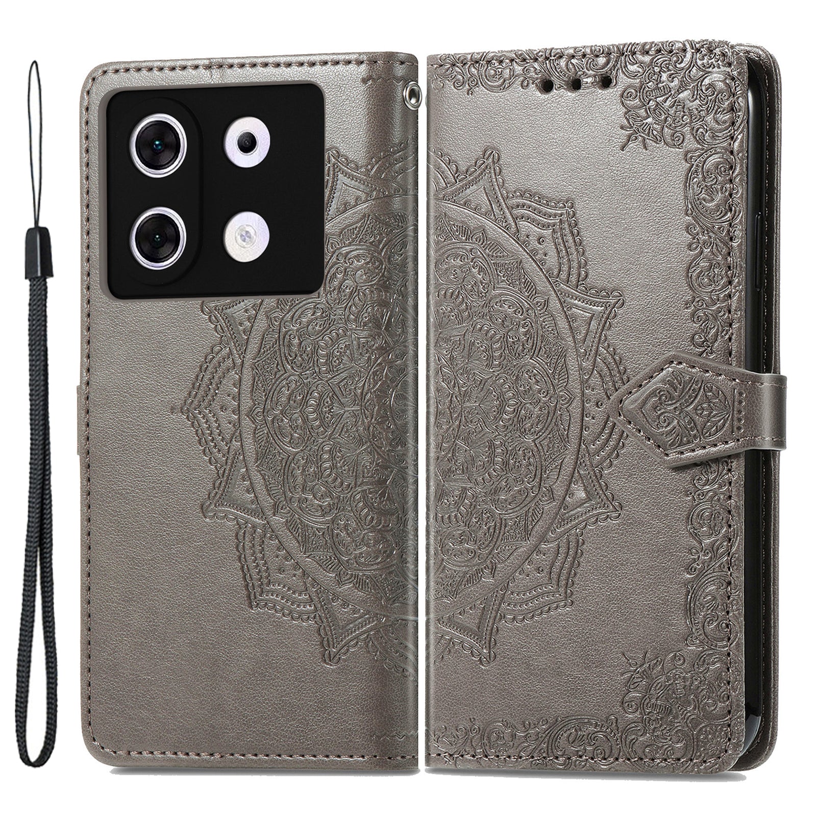 For Transsion Infinix Zero 30 5G Case Embossed Mandala Floral Cell Phone Cover
