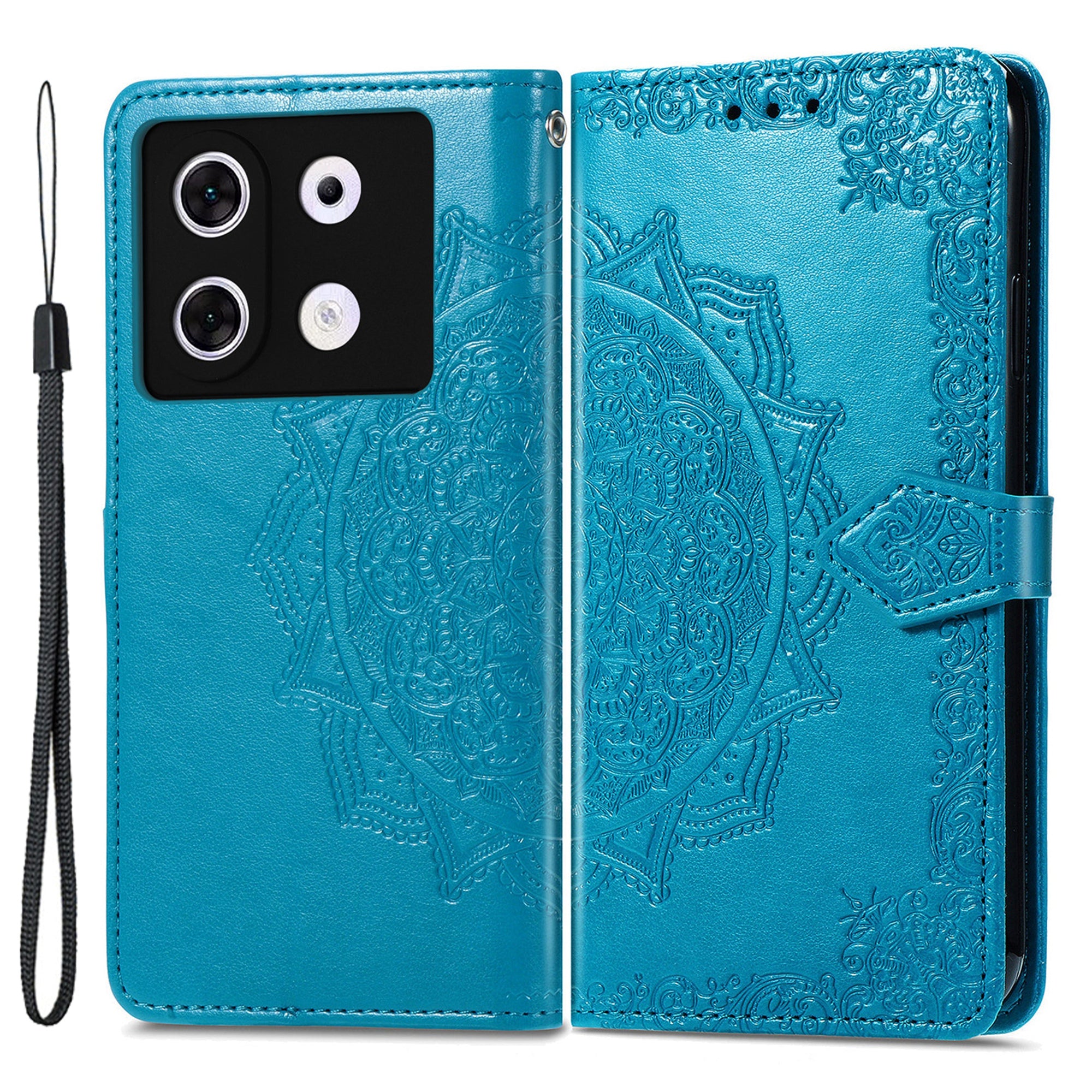 For Transsion Infinix Zero 30 5G Case Embossed Mandala Floral Cell Phone Cover