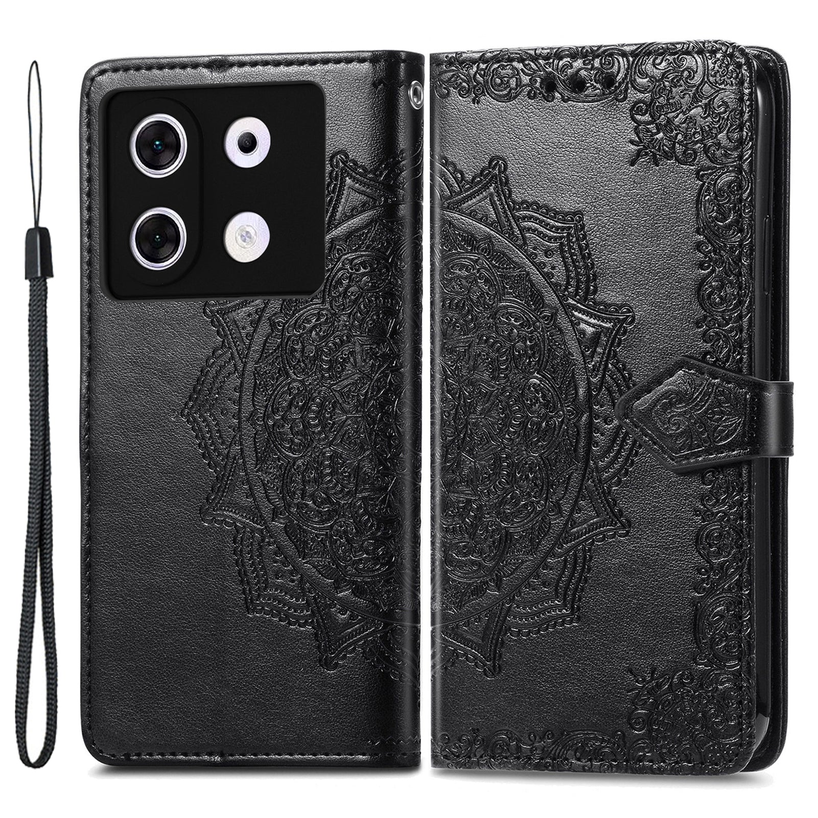 For Transsion Infinix Zero 30 5G Case Embossed Mandala Floral Cell Phone Cover