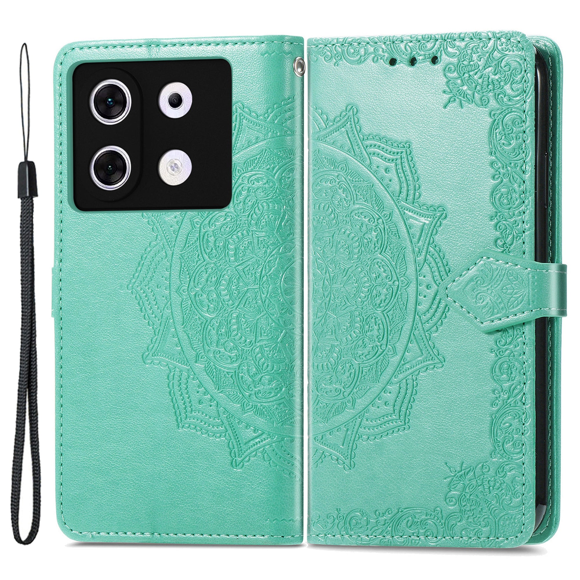 For Transsion Infinix Zero 30 5G Case Embossed Mandala Floral Cell Phone Cover