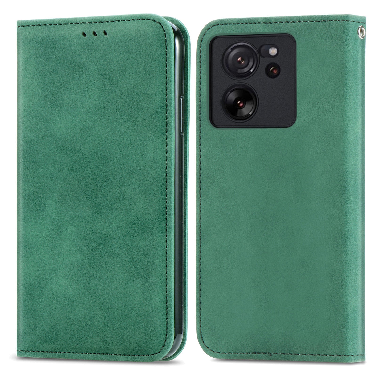For Xiaomi 13T Pro / 13T / Redmi K60 Ultra Phone Cover Card Slots Skin-touch Feeling PU Leather Phone Stand Case
