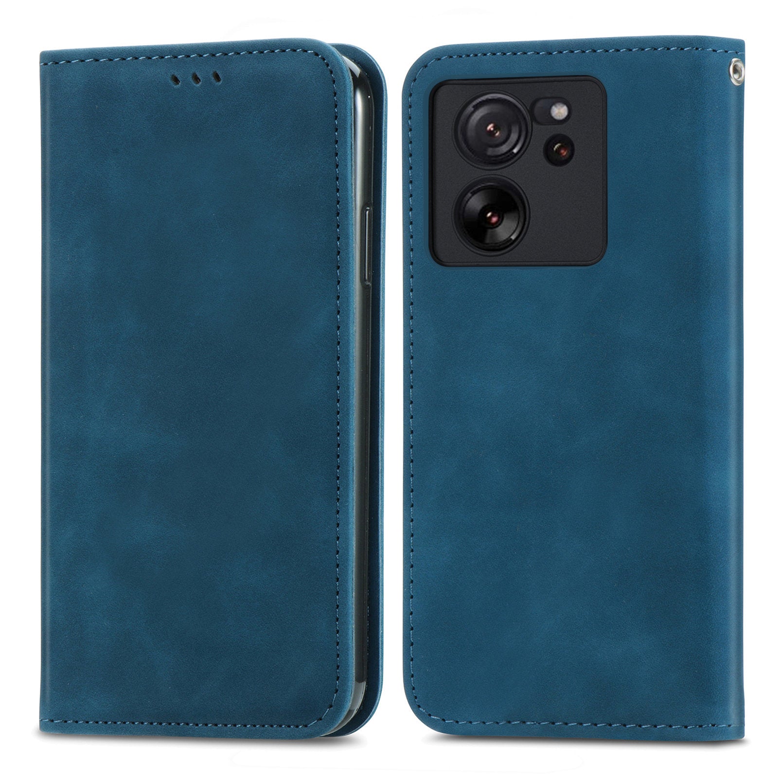 For Xiaomi 13T Pro / 13T / Redmi K60 Ultra Phone Cover Card Slots Skin-touch Feeling PU Leather Phone Stand Case