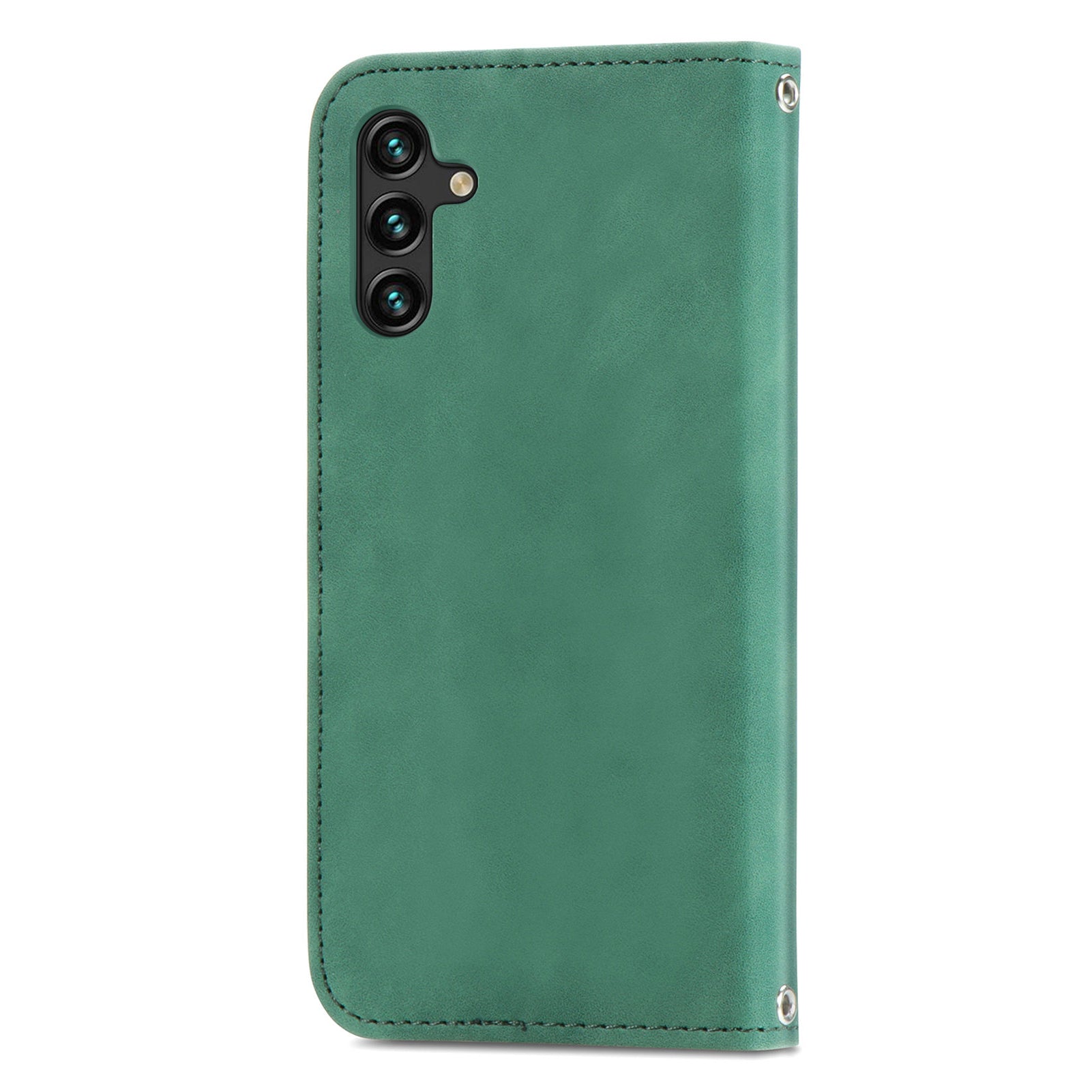 For Samsung Galaxy A13 5G / A04s 4G (164.7 x 76.7 x 9.1 mm) Skin-Touch Feeling PU Leather Phone Stand Case