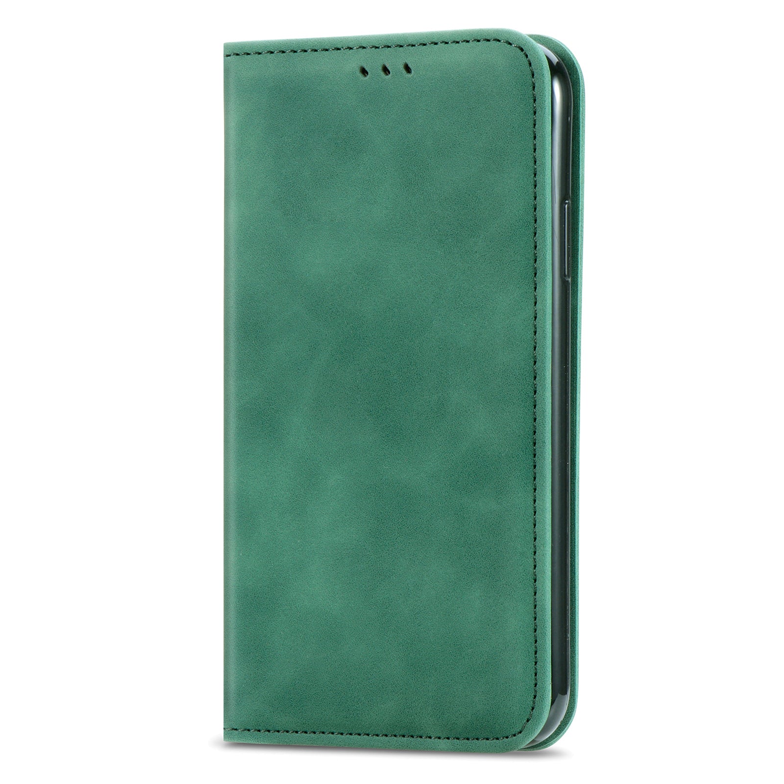 Card Slots Phone Stand Case for Samsung Galaxy S23 Skin-Touch Feeling PU Leather Phone Shell
