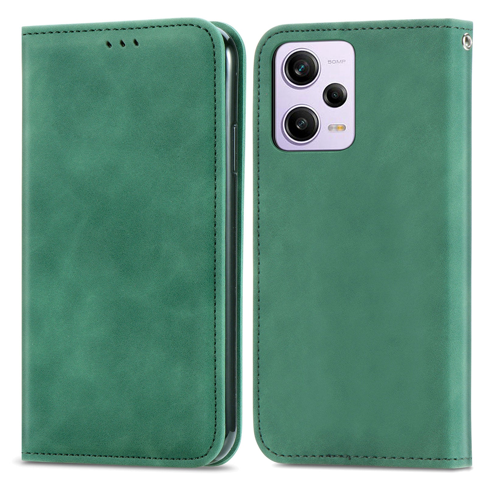 For Xiaomi Poco X5 Pro 5G / Redmi Note 12 Pro Speed 5G / Redmi Note 12 Pro 5 Case Card Slots Skin-touch Phone Stand Leather Cover