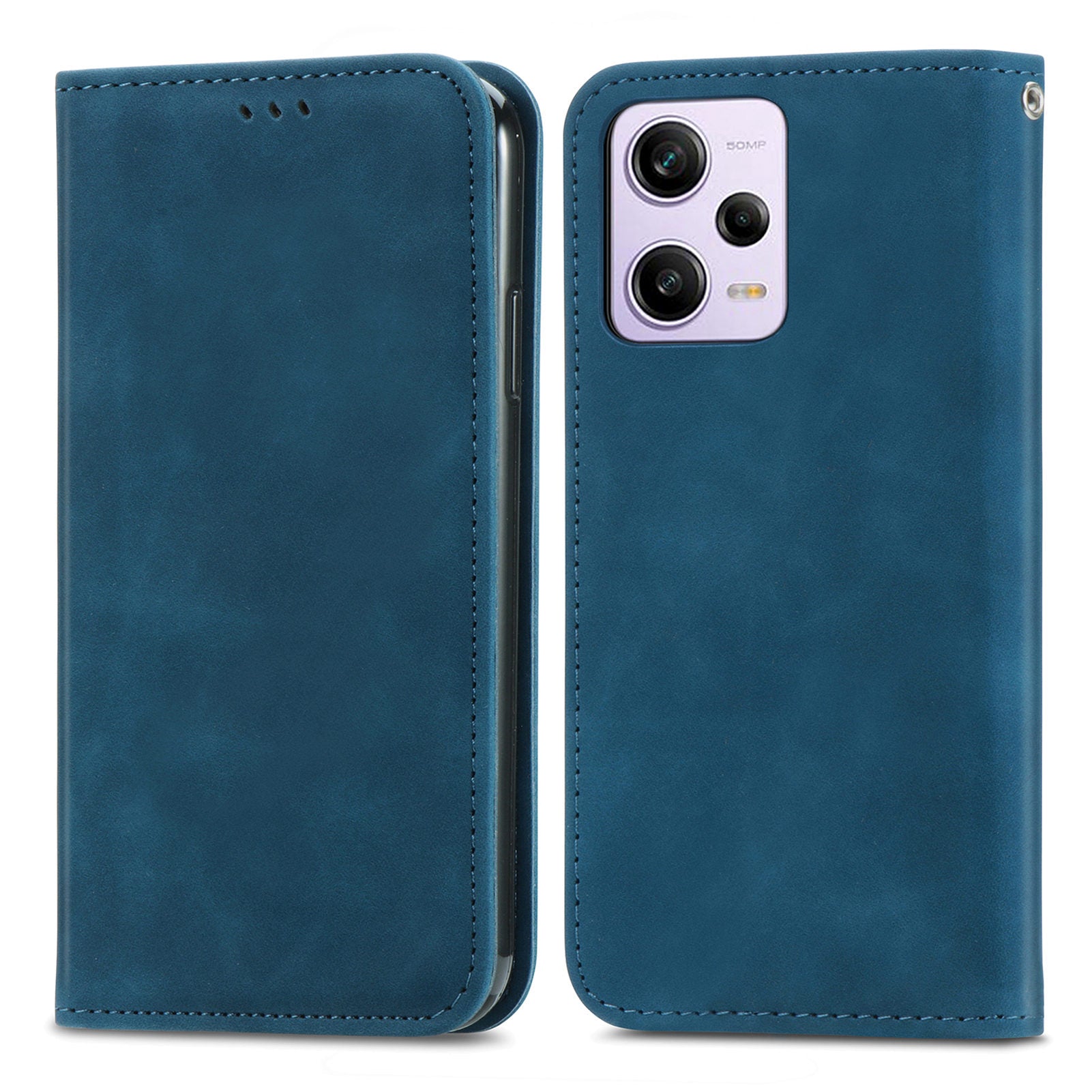 For Xiaomi Poco X5 Pro 5G / Redmi Note 12 Pro Speed 5G / Redmi Note 12 Pro 5 Case Card Slots Skin-touch Phone Stand Leather Cover